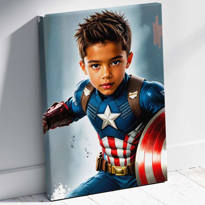 Captain Star America -  by thewondergift