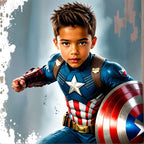 Captain Star America -  by thewondergift