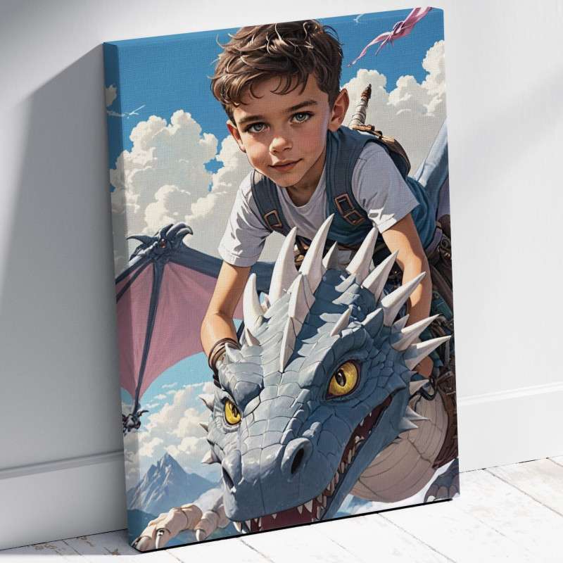 Skyborne Dragon Rider -  by thewondergift