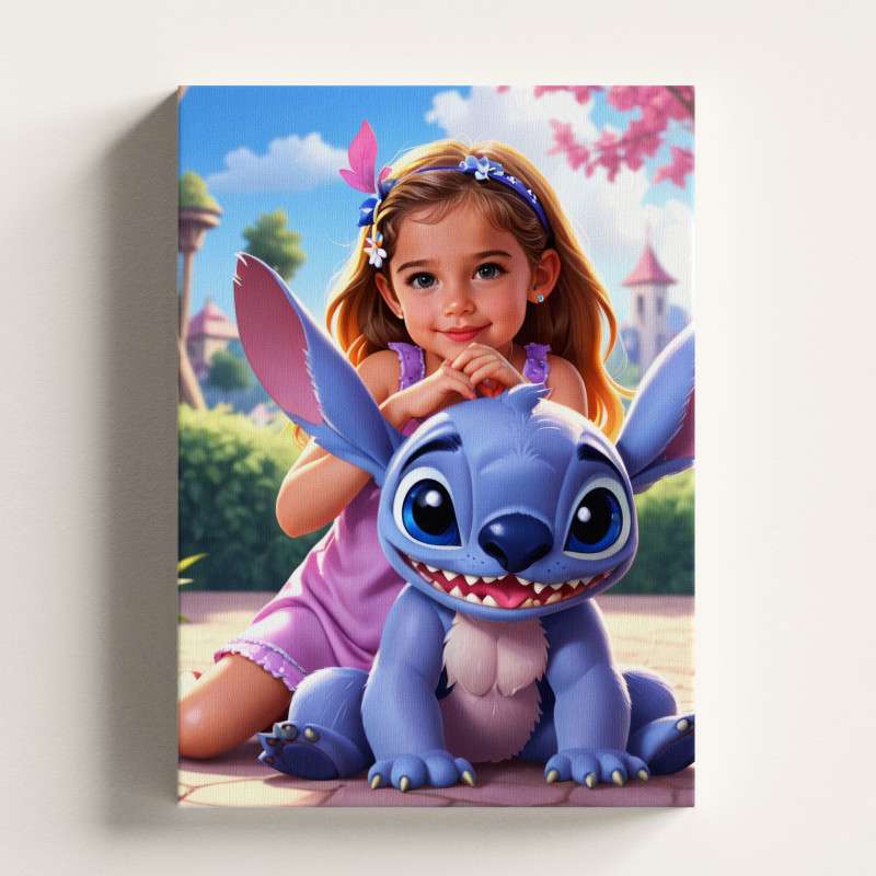 Stitch The Blue Buddy -  by thewondergift