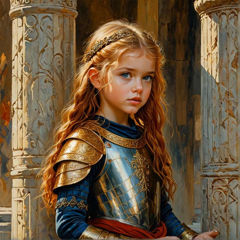 Royal Armor Maiden -  by thewondergift