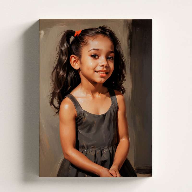 Timeless Brushstroke Portrait -  by thewondergift