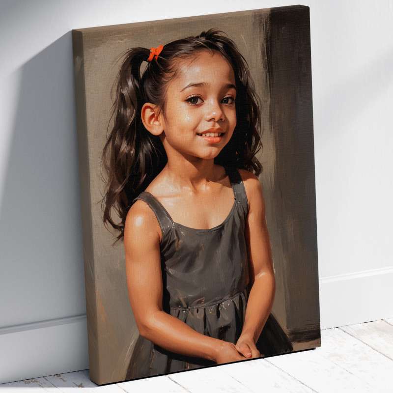 Timeless Brushstroke Portrait -  by thewondergift