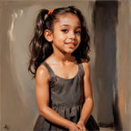 Timeless Brushstroke Portrait -  by thewondergift