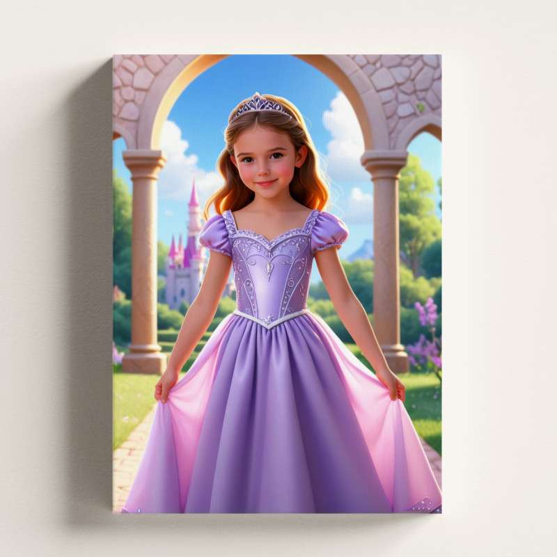 Lilac Castle Princess -  by thewondergift