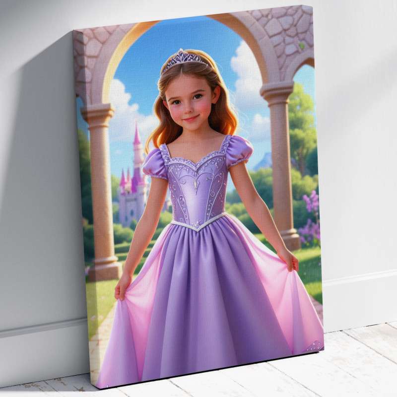 Lilac Castle Princess -  by thewondergift