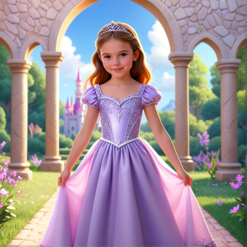 Lilac Castle Princess -  by thewondergift