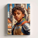 Golden Armor Knight -  by thewondergift