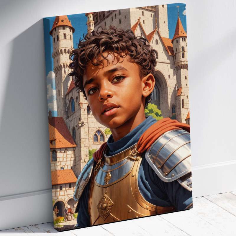 Golden Armor Knight -  by thewondergift